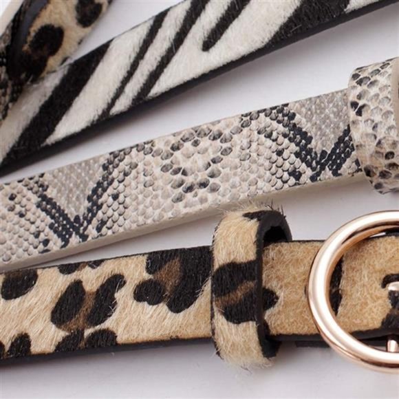 OuLi Store® Pack of 3PCS Women\'s Fine Snake Pattern Belt with Buckle for Dress main image 7